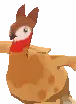 Captured Sagi Bird