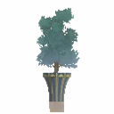 Skillful Leathercraft Potted Bush