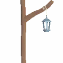 Outdoor Logcraft Lamp Post