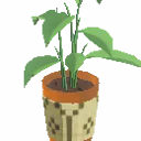 Wicker Floor Plant