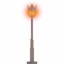 Gothic Single Lamp Post