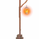 Outdoor Logcraft Lantern Post