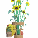 Fall Sunflower Pot