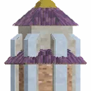 Ornate Large Wall End Tower