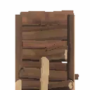Simple Log Wall