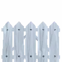 Fall White Picket Fence