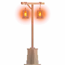 Woodcrafter's Outdoor Lantern Post