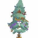 Decorated Spruce Tree