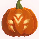 Menacingly Carved Pumpkin Mask