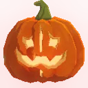 Creepily Carved Pumpkin Mask 