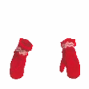 Festive Winter Mittens